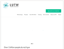 Tablet Screenshot of lutw.org
